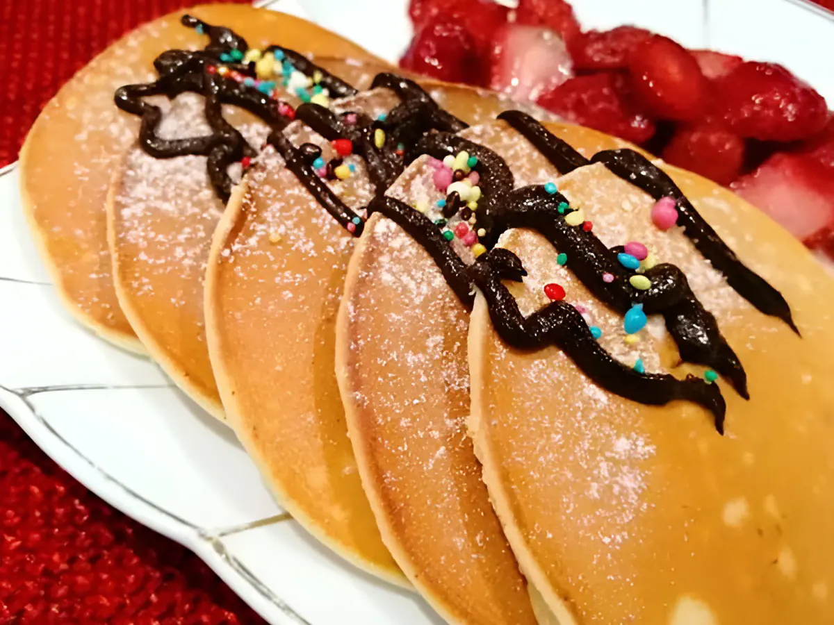 دستور تهیه پنکیک  با مناسب ؛ مناسب برای صبحانه