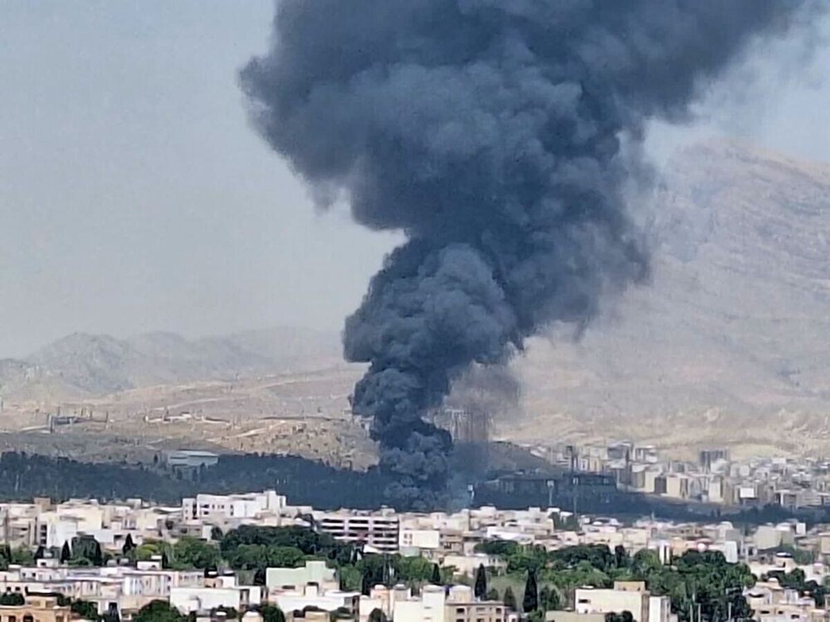حمله مجدد اسرائیل به شیراز | پدافند هوایی شیراز فعال شد